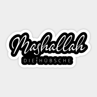 Mashallah - die Hübsche - Jugendwort des Jahres Sticker